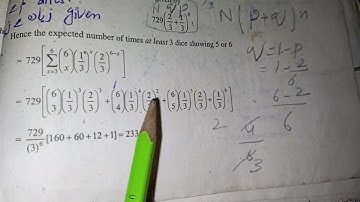 lecture 8 part 3 statistical theory chapter 8 topic: binomial frequency distribution example 8.6&8.7