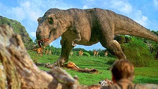 T-Rex Ambush Scene - Jurassic Park (1993) Movie Clip HD screenshot 4