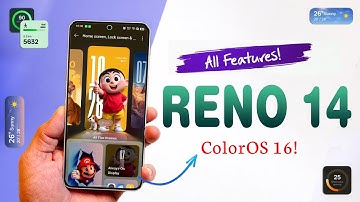 Oppo Reno 14 ColorOS 16 Update 50+ Amazing Features | Android 16 New Update | ColorOS 16 New Update🔥