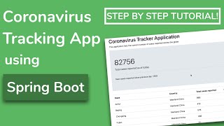 Building a Coronavirus tracker app with Spring Boot and Java - Java Brains Tutorial screenshot 4