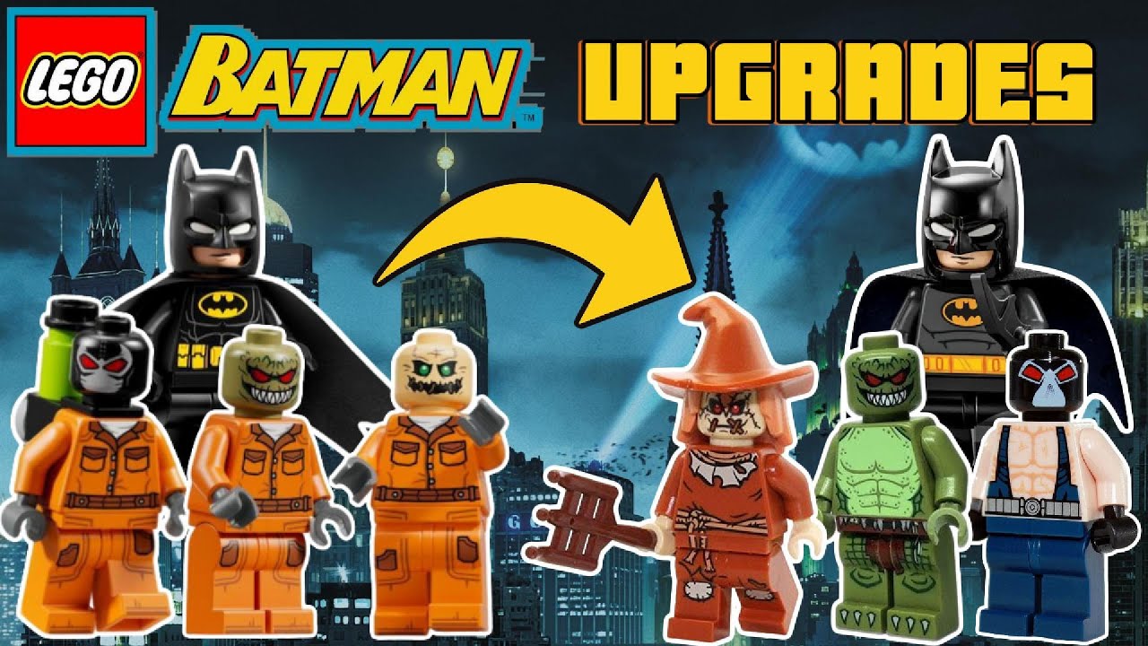 LEGO Arkham Asylum Minifigure Upgrades!