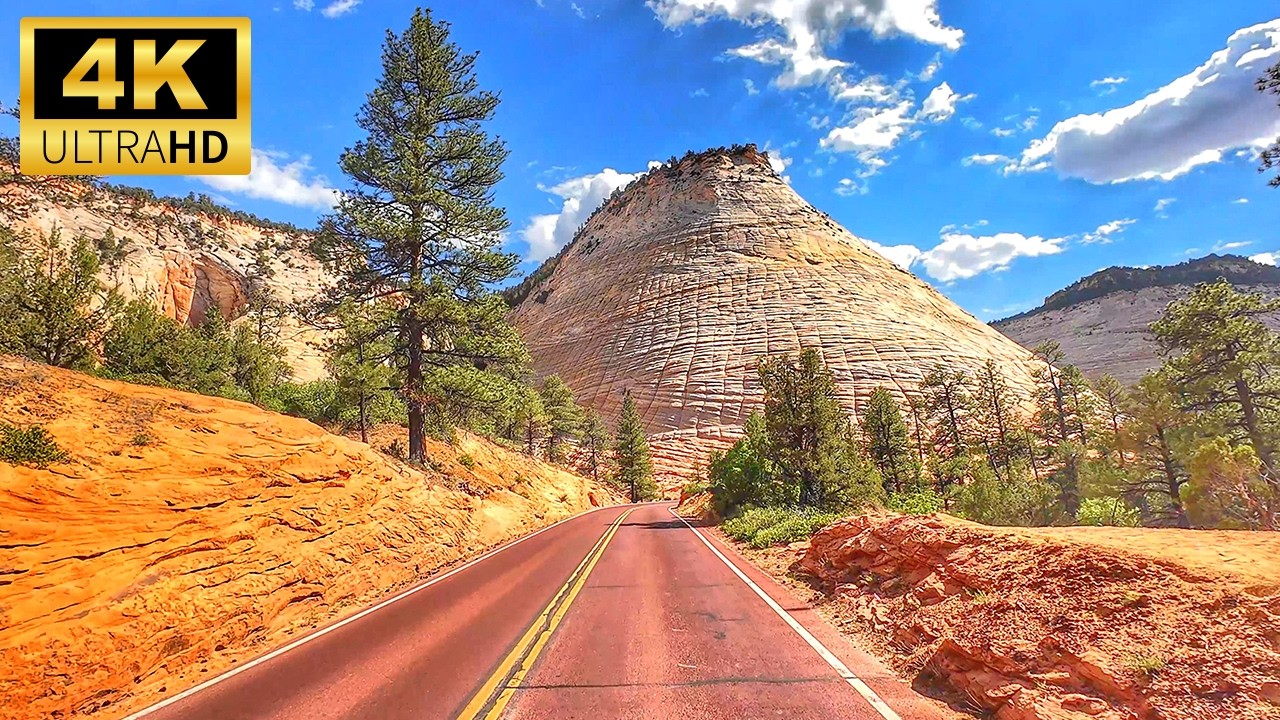 Grand Canyon to Zion MOST SCENIC Drive – Arizona to Utah in 4K Before the Wildfires
