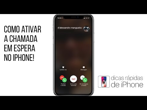 Como ativar a chamada em espera no iPhone