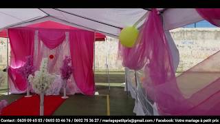 Location de tentes de réception / podium / décoration mariage/sono ..