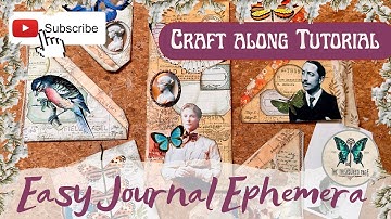 EASY MASS MAKE! 7 Junk Journal Pieces Using Just Two A4 Pages