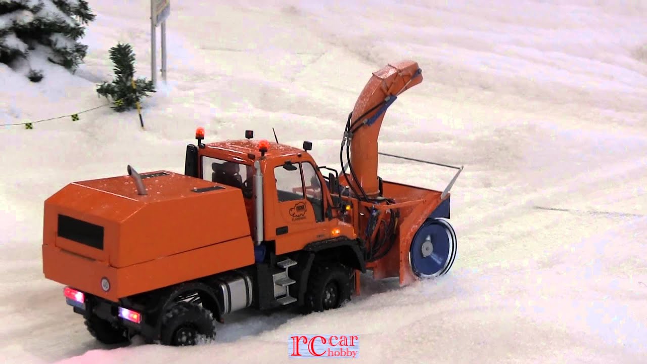 RC Schnee-Fräsen snow blower 