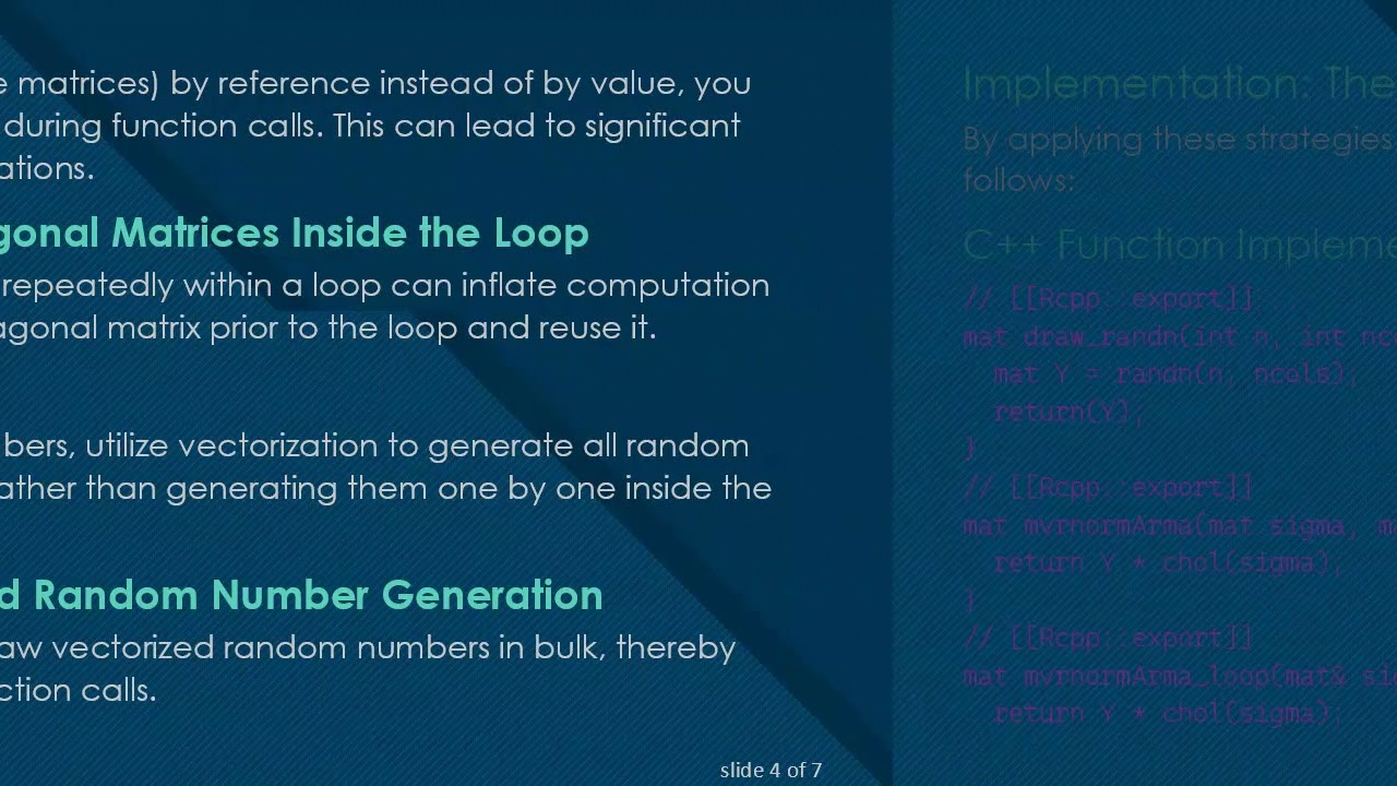 Speeding Up Rcpp Evaluations Within R Loops: Tips and Best Practices