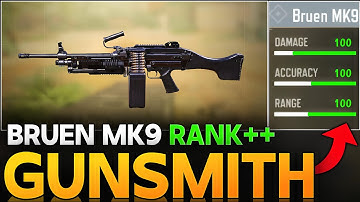 BRUEN MK9 BEST GUNSMITH IN CALL OF DUTY MOBILE | BRUEN MK9 RANK BUILD|
