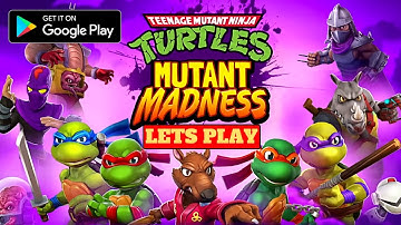 Lets Play TMNT: Mutant Madness, Teenage Mutant Ninja Turtles, Android Gameplay, Game review and tips