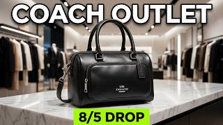 Coach Outlet 8/5 Drop Featuring: Loved Leather Rowan & Loved Leather Laurel. Come Shop With Me! screenshot 1