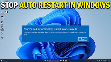 How To Fix Your PC Will Automatically Restart in One Minute Message in Windows 11 or 10 - Easy Fix