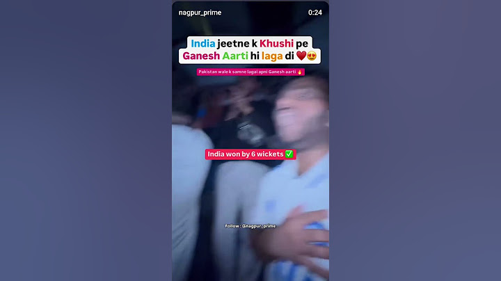 India jitne Ki Khushi Mein Stadium Mein Lagaye Ganesh ji ki aarti#short video#