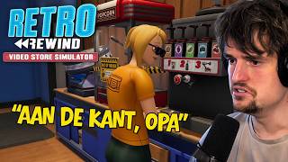 Nieuwe werknemer doet asociaal in mijn videotheek