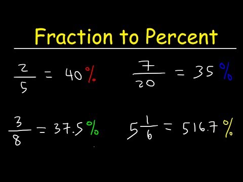 Video: How To Convert To Percent