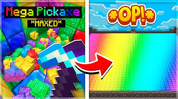 I MAXED MY PICKAXE AND IT IS *INSANELY* OP! | Minecraft OP Prison