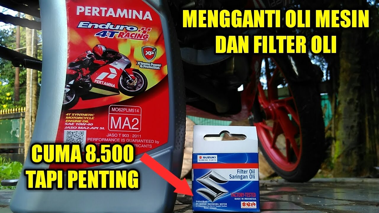  Cara  Mengganti Oli Motor  Dan Filter Oli Satria  Fu  150 