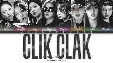 [Karaoke ver.] BABYMONSTER (베이비몬스터) "CLIK CLAK" + You ~8 members~ (Color Coded Lyrics Eng)