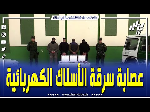 شاهد توقيف عصابة خطيرة مختصة في سرقة الأسلاك الكهربائية بولاية باتنة