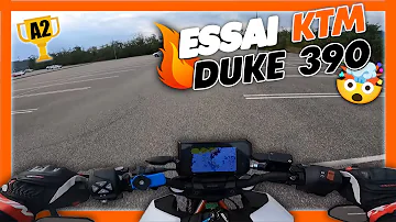 LA MEILLEURE MOTO A2 KTM DUKE 390 2018 ESSAI MOTO 