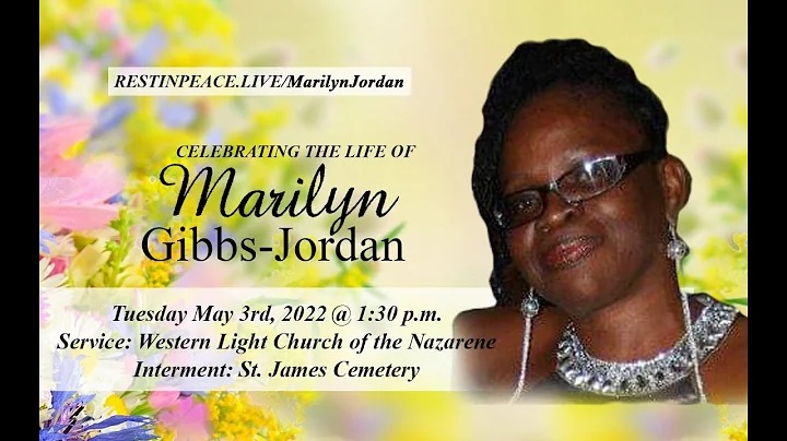 Live stream for Marilyn Jordan