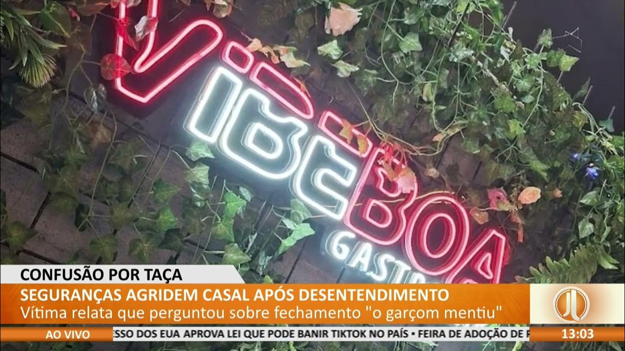 Seguranças agridem casal em bar após desentendimento - 