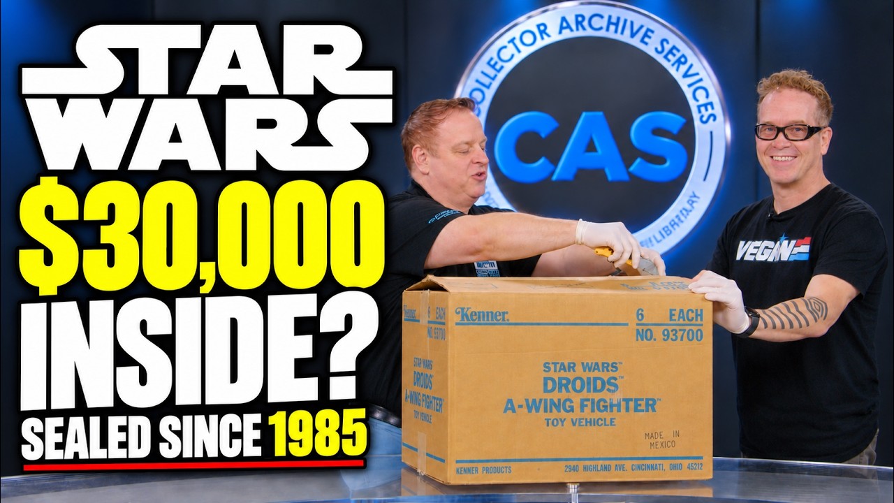 Opening a SEALED 1985 Star Wars Box… $30,000 Inside? - YouTube