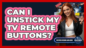 Can I Unstick My TV Remote Buttons?