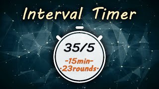 35/5 Interval Timer || Tabata 35/5 Timer || TheTimer2Go ||