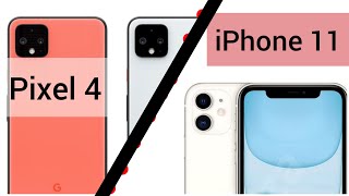 iPhone 11 vs. Google Pixel 4 -test