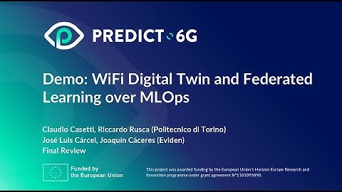 Demo: WiFi Digital Twin and Federated Learning over MLOps, by POLITO and Eviden