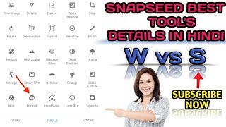 How to edit in snapseed mobile hindi |snapseed tutorial by 2018