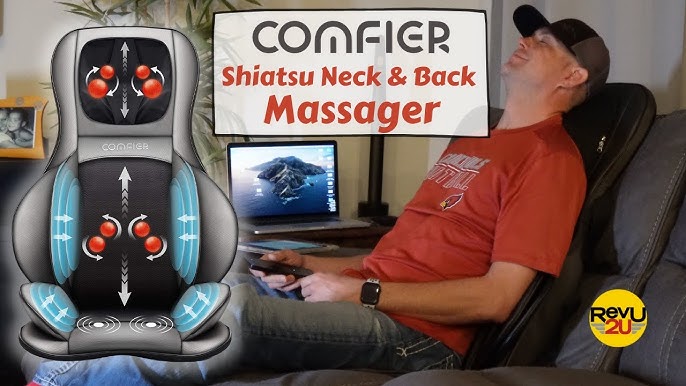 Pain therapist Simon Gilljohann presents the medisana Contour Shiatsu  massage pillow CL 300 - YouTube