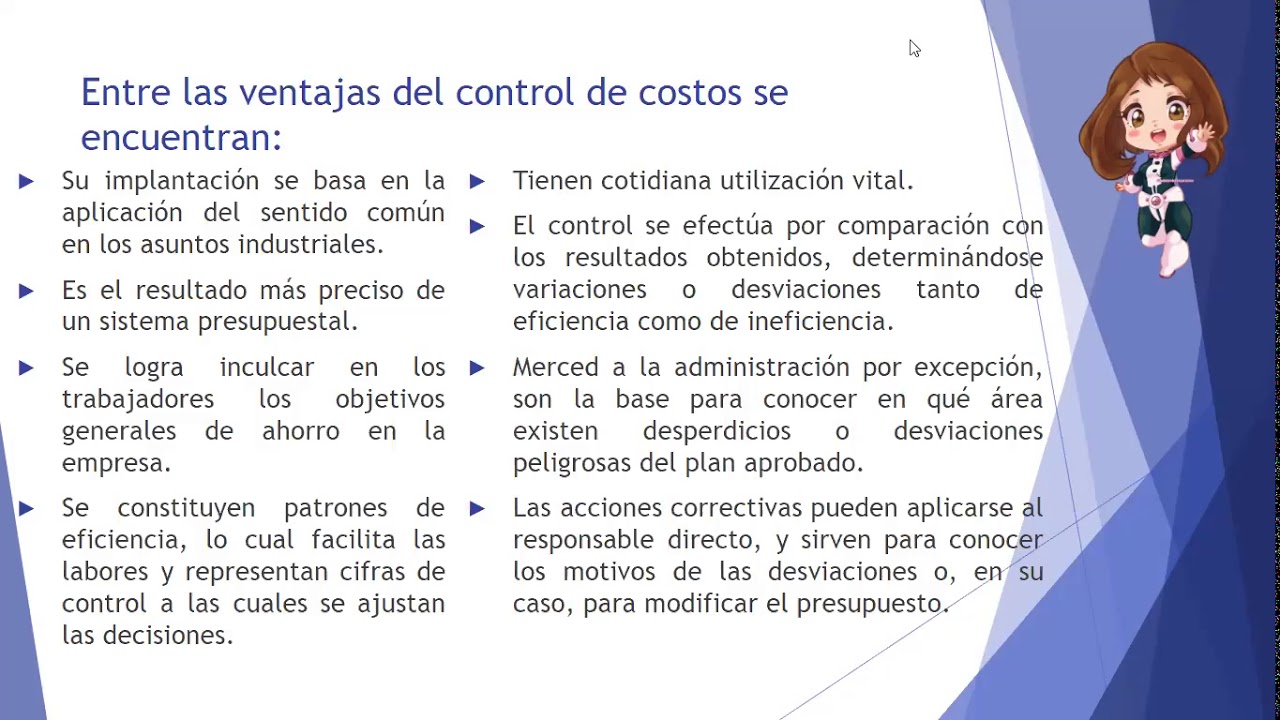 Requisitos del Control, Ventajas y Desventajas, Holgura YouTube