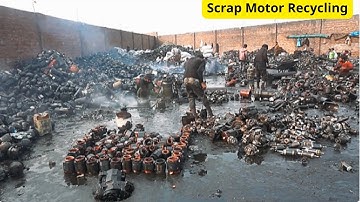 Copper Recovery: The Dirty Truth of Scrap Motor Recycling