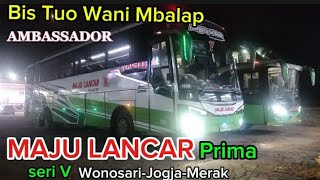 Download lagu Trip Naik Bus Maju Lancar Prima,Bus Tuo Wani Mbalap.