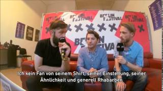 Editors interview at Berlin Festival 2014 (by Joiz)