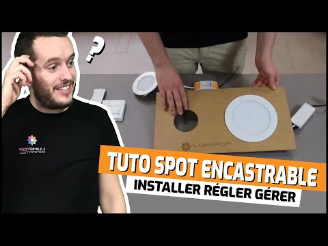 Tutoriel vidéo sur le spot LED encastrable LumiConnect