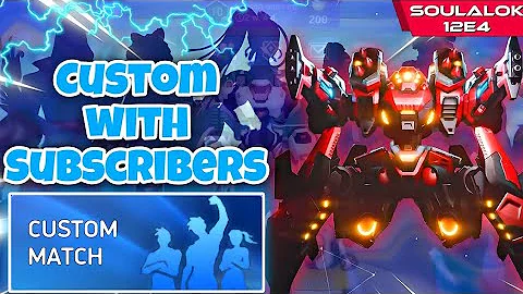 Mech Arena IDs Inspection ❤️‍🔥 | Custom With Subscribers In Mech Arena | Soul Alok Official