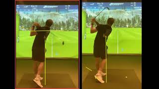 Getting the weight more into the heels at address to improve rotation