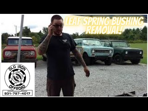 Video: Dab tsi yog rear shackle bushes?