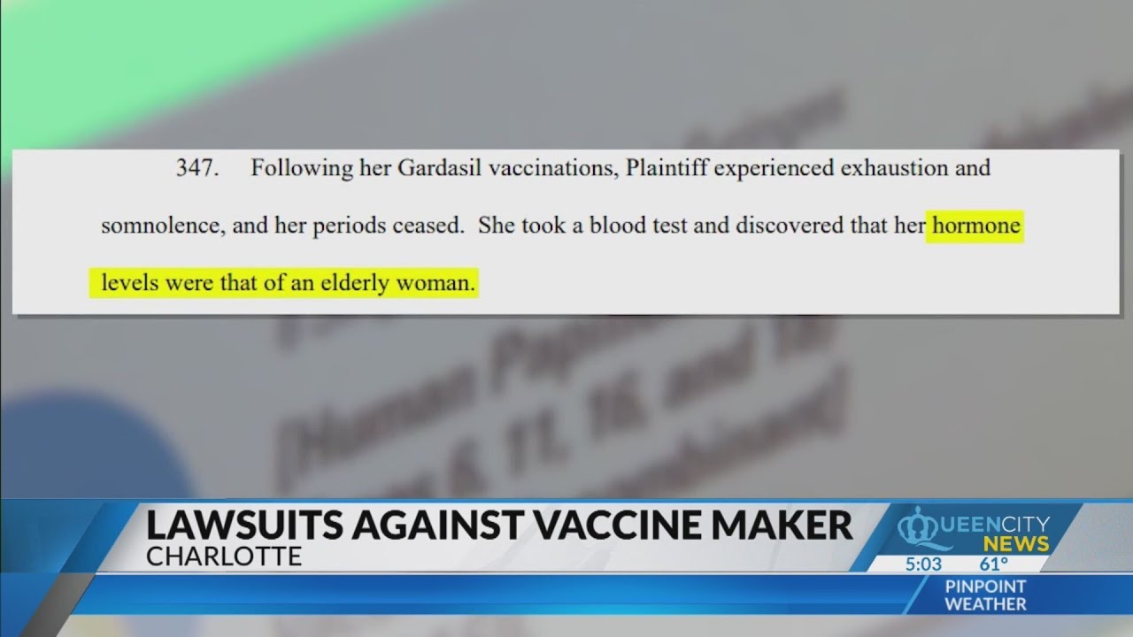 Hundreds of lawsuits filed in NC against HPV vaccine maker Merck