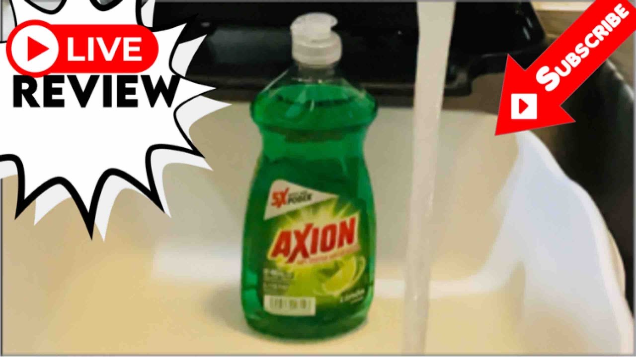 AXION Dish Detergent Review AXION Dishwashing Liquid Review YouTube