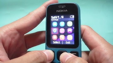 Nokia 101 dual 2011  Menu and Functions