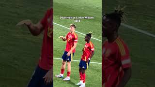 Dean Huijsen & Nico Williams Bailando Show🇪🇸🥵