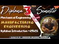 Manufacturing Engineering||New Syllabus||Mechanical 3rd Semester||SBTE||#jaimechanical