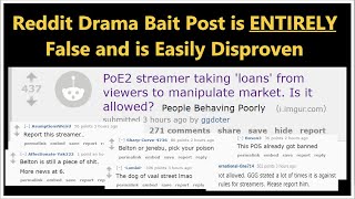 [PoE 2] Reddit Drama Post is Weaponized Garbage, Demonstrably False, and Easily Disproven
