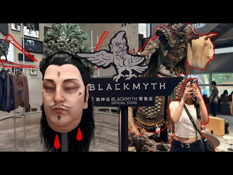 A Look Inside The Black Myth : Wukong Store in Hangzhou (china)