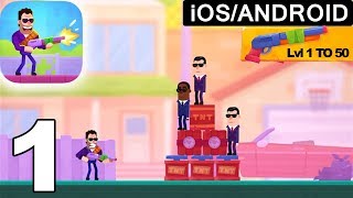 Hitmasters - Shotgun - Lvl 1 to 50 - Walkthrough Video Part 1 (iOS Android) screenshot 5