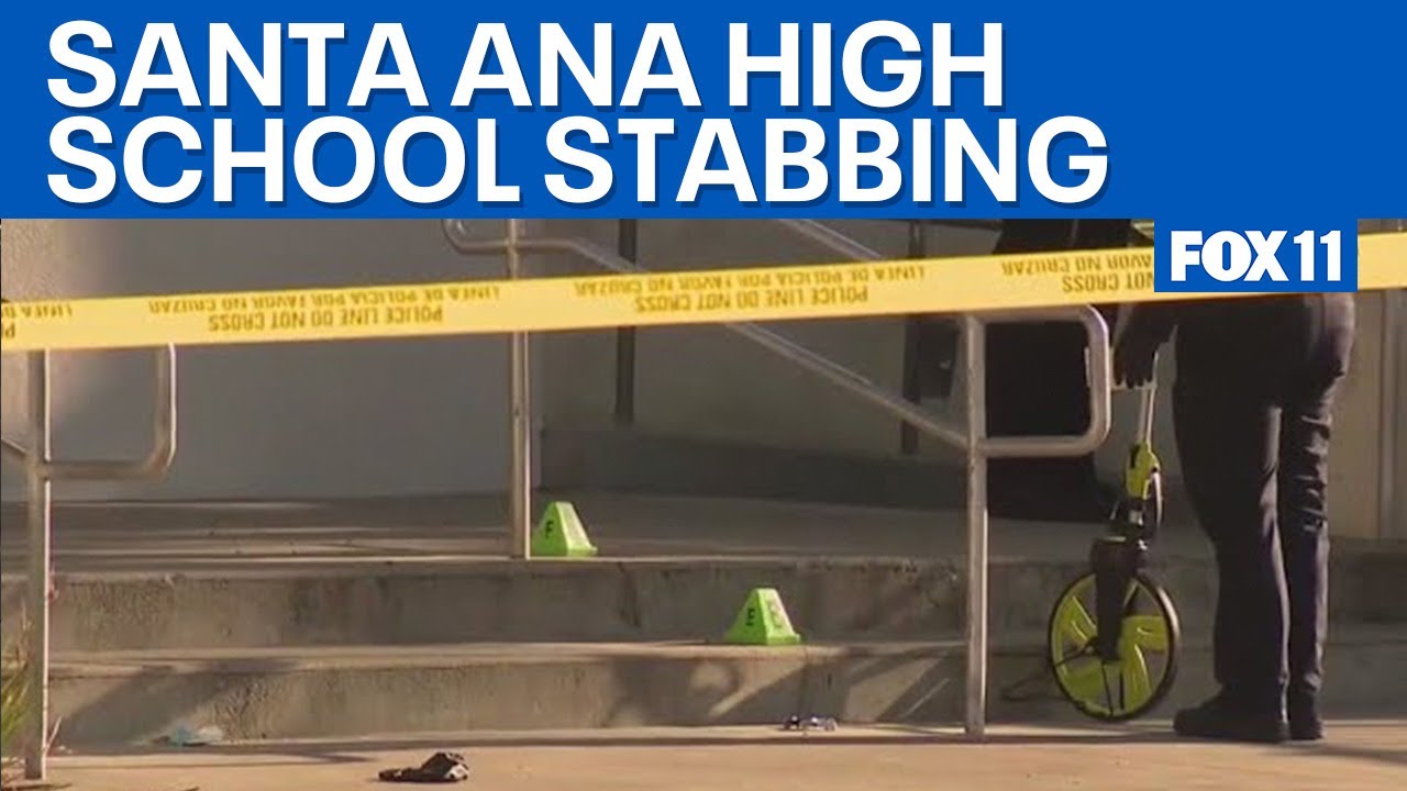 Santa Ana HS stabbing kills 14-year-old, 2 more injured - YouTube