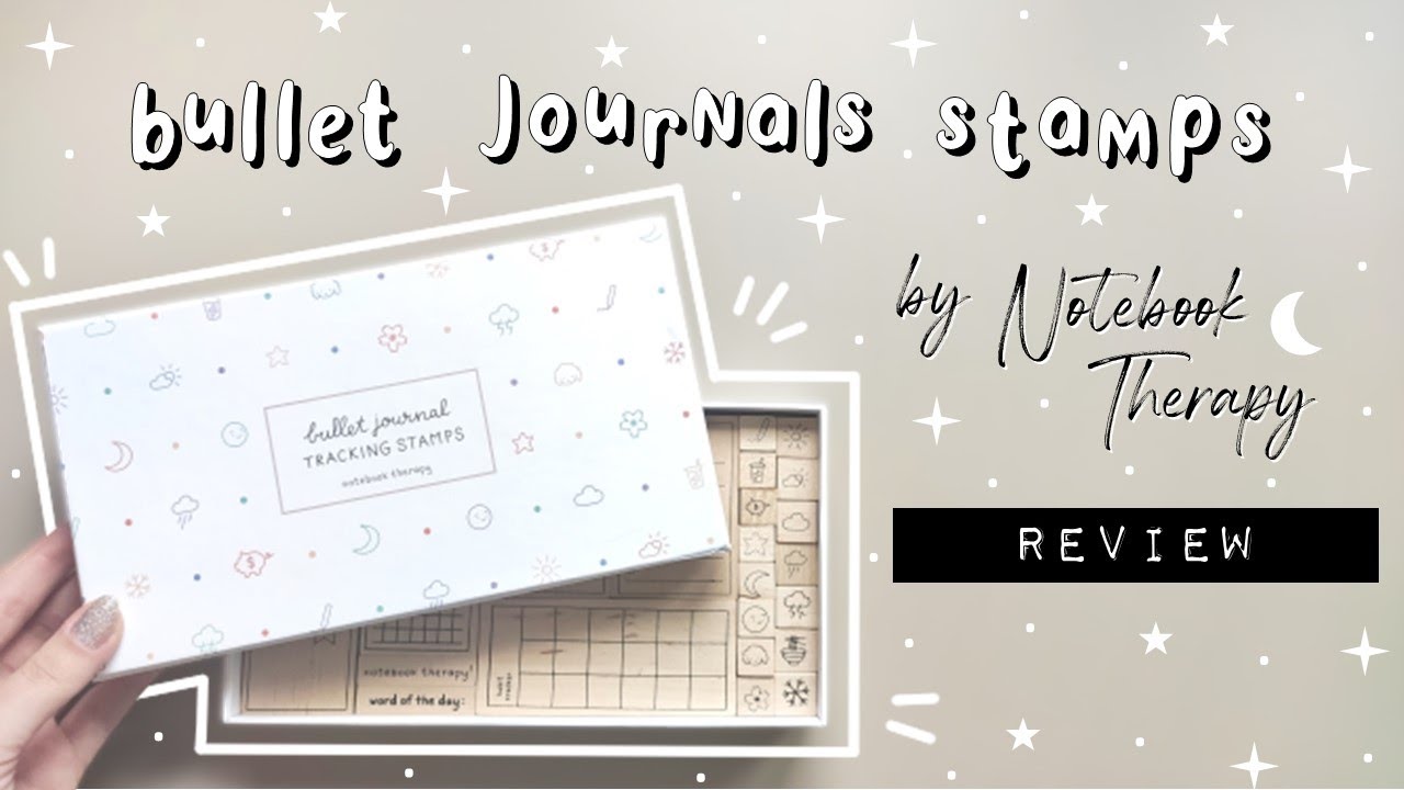 Notebook Therapy Bullet Journal Stamps Review + How To Use Them + GIVEAWAY  